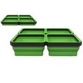 Eat-In Quad Expandable Magnetic Tray, Green EA2613578